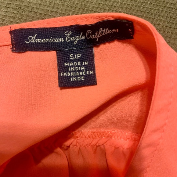 American Eagle orange creamsicle top small - Picture 3 of 4